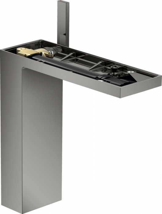 Baterie lavoar baie antracit lucios, ventil click-clack, Hansgrohe Axor MyEdition 230