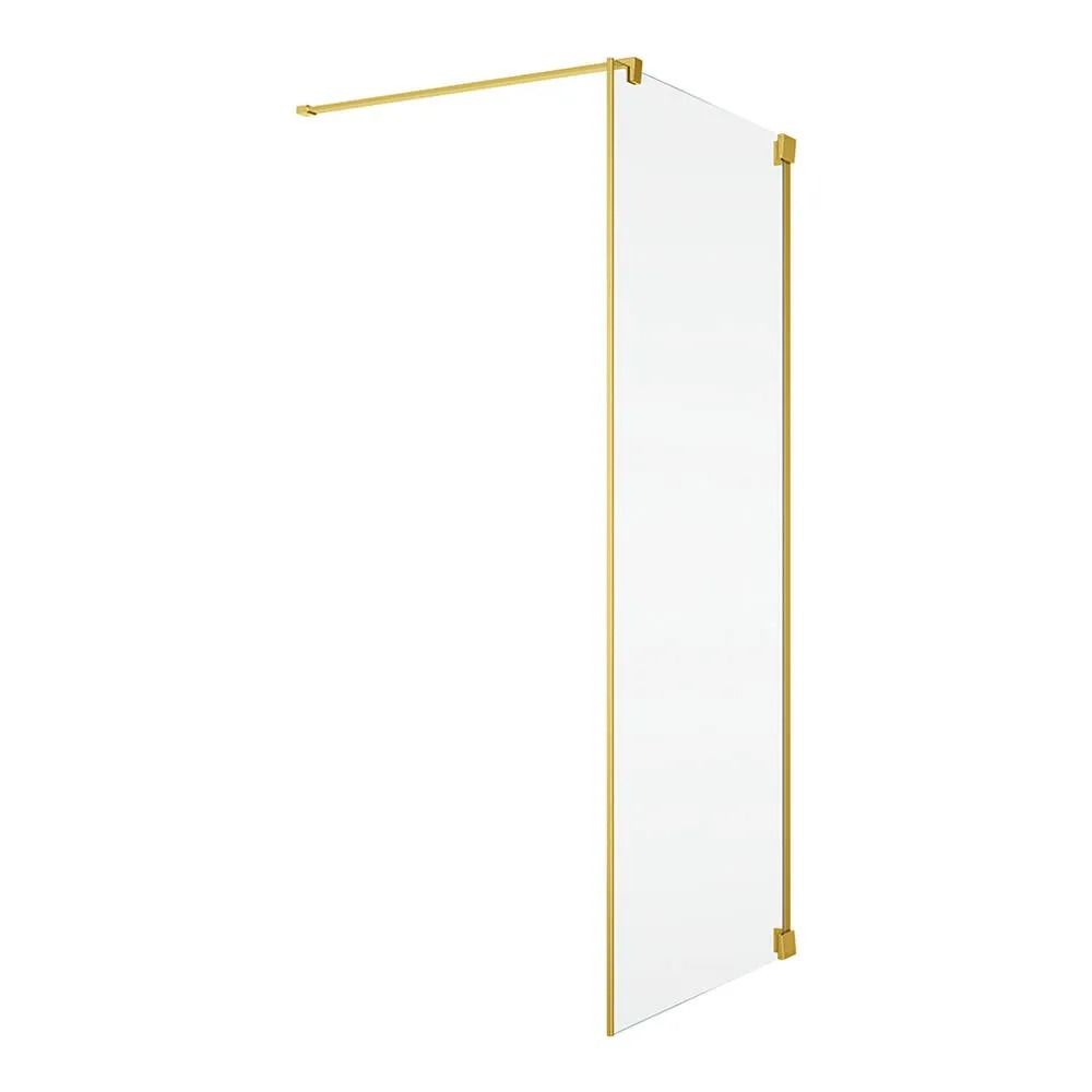 Perete lateral fix 80x200 cm Sanswiss Cadura auriu lucios