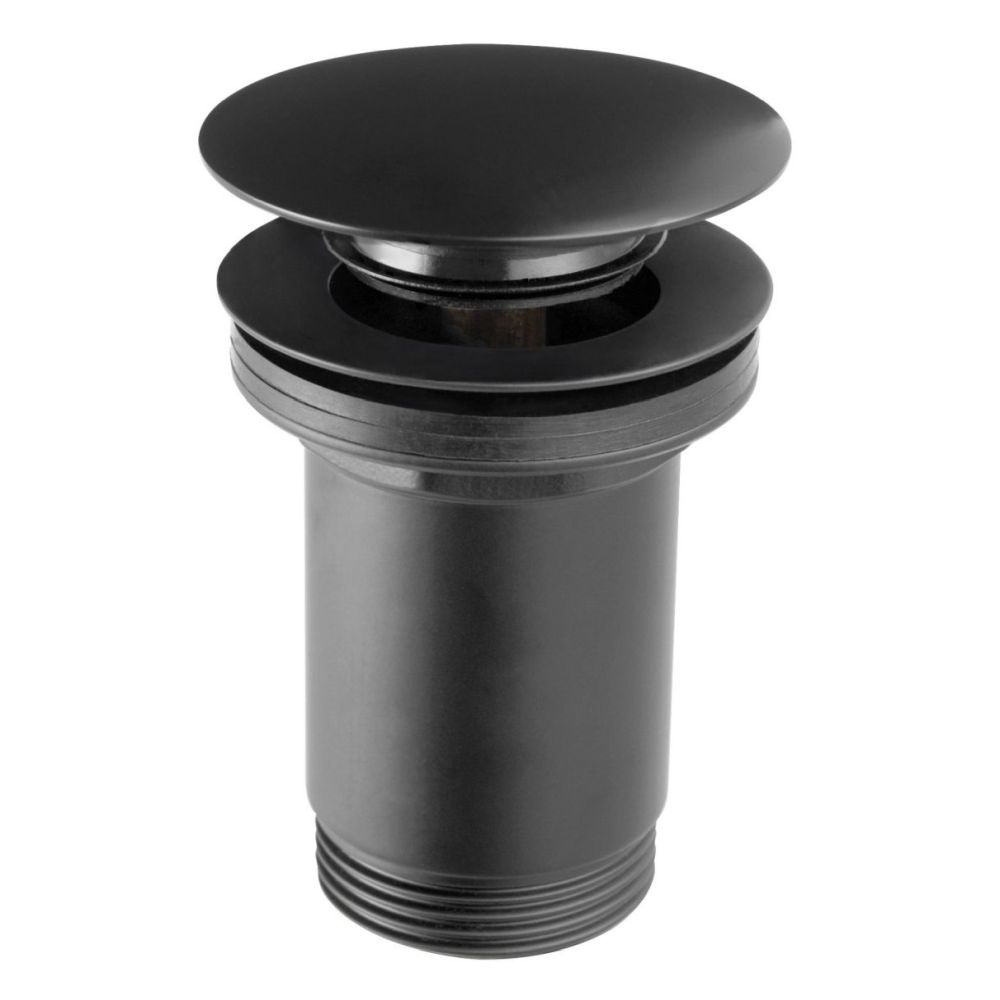 Ventil lavoar click-clack FDesign Kleome fara preaplin, negru mat